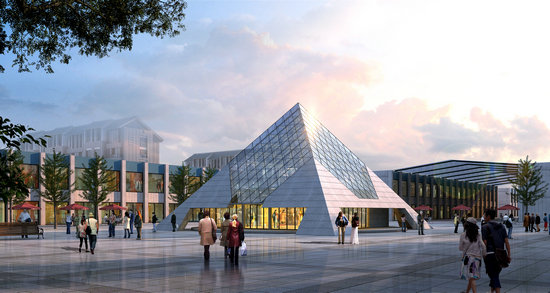 江西金字塔网架
